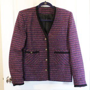 Young Traditions Tweed Blazer w/ Chanel Buttons